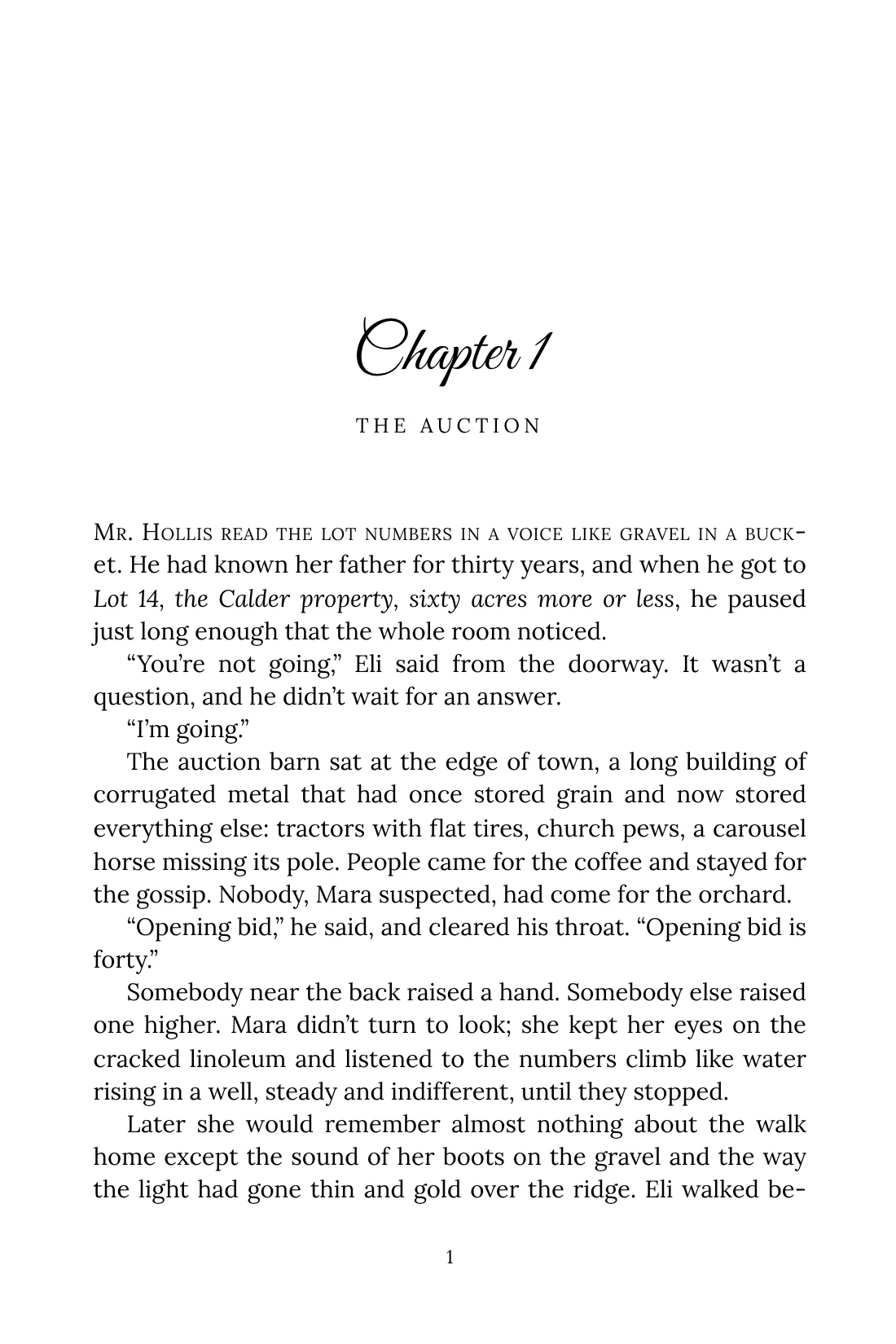 The opening page of a chapter in the Romance style
